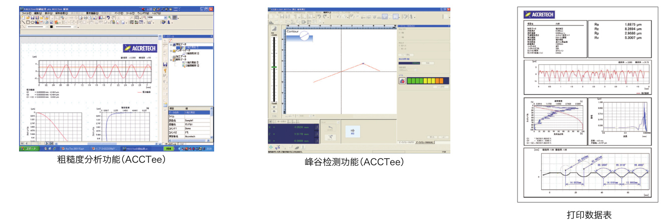 粗糙度測(cè)量?jī)xSURFCOM-1800G功能