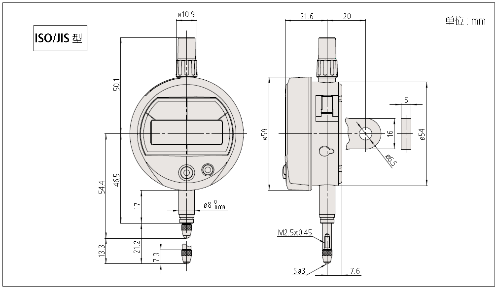 三豐內徑表526-101 CG-10A
